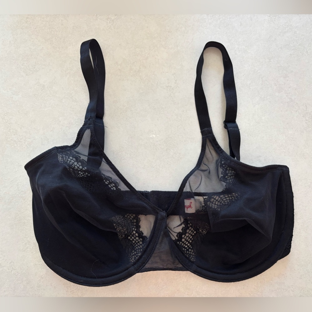 Triumph Black Full Coverage Underwire Bra